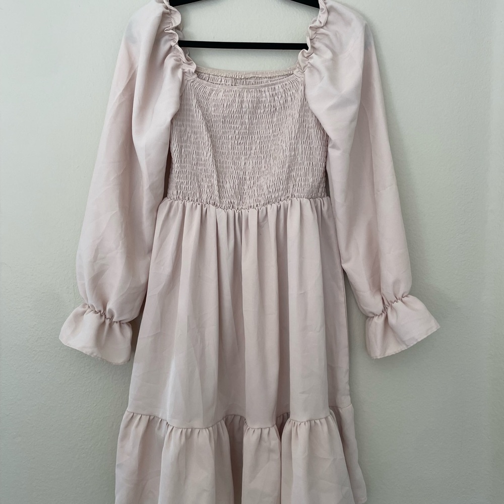 Amazon Pink Ruffle dress - Picture 2 of 3